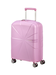 American Tourister StarVibe 4-Wheel Spinner 55cm Expandable Cabin Case, Metallic Pastel Lavender