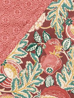 John Lewis x Sanderson Cantaloupe & Pinjara Trellis Cotton Tea Towels, Set of 2 - view 2, Multi