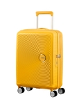 American Tourister SoundBox 4-Wheel Spinner 55cm Expandable Cabin Case, Golden Yellow