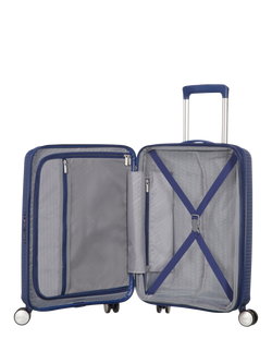 American Tourister SoundBox 4-Wheel Spinner 55cm Expandable Cabin Case - view 2, Midnight Navy
