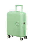 American Tourister SoundBox 4-Wheel Spinner 55cm Expandable Cabin Case, Pastel Green