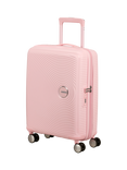 American Tourister SoundBox 4-Wheel Spinner 55cm Expandable Cabin Case, Pastel Pink