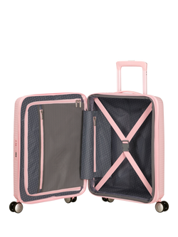 American Tourister SoundBox 4-Wheel Spinner 55cm Expandable Cabin Case - view 2, Pastel Pink