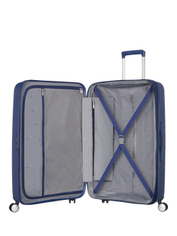 American Tourister SoundBox 4-Wheel Spinner 67cm Expandable Medium Suitcase - view 2, Midnight Navy