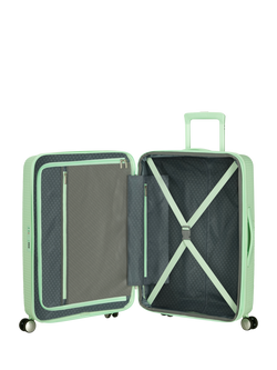 American Tourister SoundBox 4-Wheel Spinner 67cm Expandable Medium Suitcase - view 2, Pastel Green