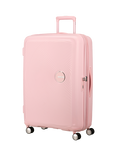 American Tourister SoundBox 4-Wheel Spinner 67cm Expandable Medium Suitcase, Pastel Pink