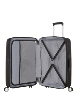 American Tourister SoundBox 4-Wheel Spinner 77cm Expandable Large Suitcase - view 2, Bass Black