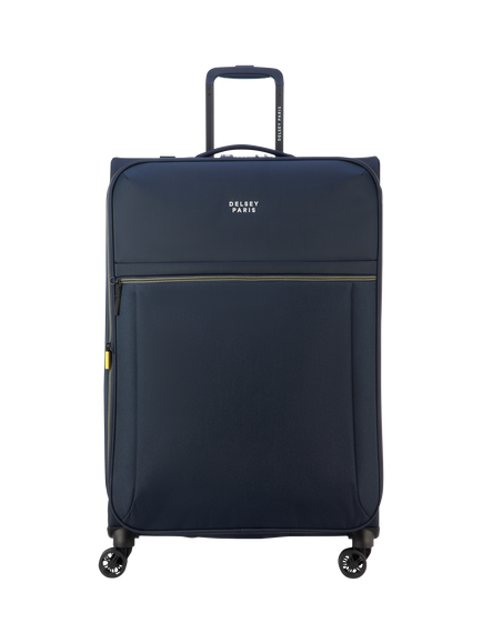DELSEY Brochant 3.0 4-Wheel 78cm Expandable Large Suitcase, Navy