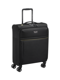 DELSEY Brochant 3.0 Slim 4-Wheel 55cm Cabin Case, Deep Black - view 2, Deep Black
