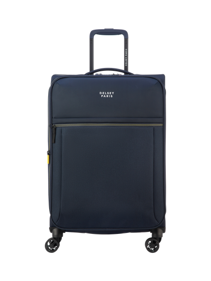 DELSEY Brochant 3.0 4-Wheel 67cm Expandable Medium Suitcase, Navy