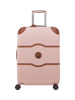 DELSEY Chatelet Air 2.0 4-Wheel 66cm Medium Suitcase, 69L, Pink