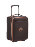 DELSEY Chatelet Underseat 2-Wheel 43.5cm Trolley Cabin Case, 20L, Dark Brown