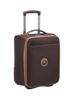 DELSEY Chatelet Underseat 2-Wheel 43.5cm Trolley Cabin Case, 20L, Dark Brown - view 2, Dark Brown