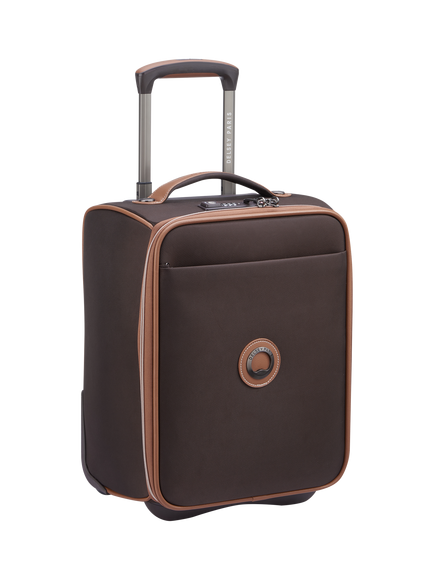 DELSEY Chatelet Underseat 2-Wheel 43.5cm Trolley Cabin Case, 20L, Dark Brown - view 2, Dark Brown