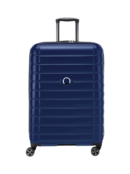 DELSEY Shadow 5.0 75cm 4-Wheel Large Suitcase, Deep Sea Navy, Deep Sea Navy