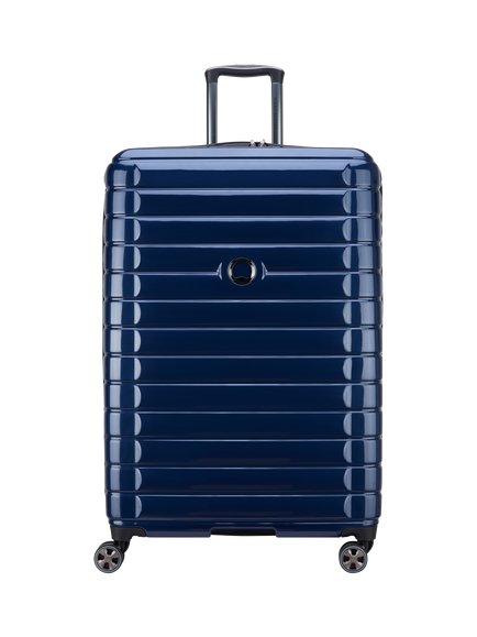 DELSEY Shadow 5.0 4-Wheel 82cm Expandable Large Suitcase, Deep Sea Navy, Deep Sea Navy