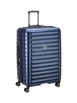 DELSEY Shadow 5.0 4-Wheel 82cm Expandable Large Suitcase, Deep Sea Navy - view 2, Deep Sea Navy