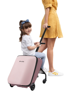 Micro Scooters Eazy Allrounder Ride On 4-Wheel Cabin Case, 26L - view 2, Pink