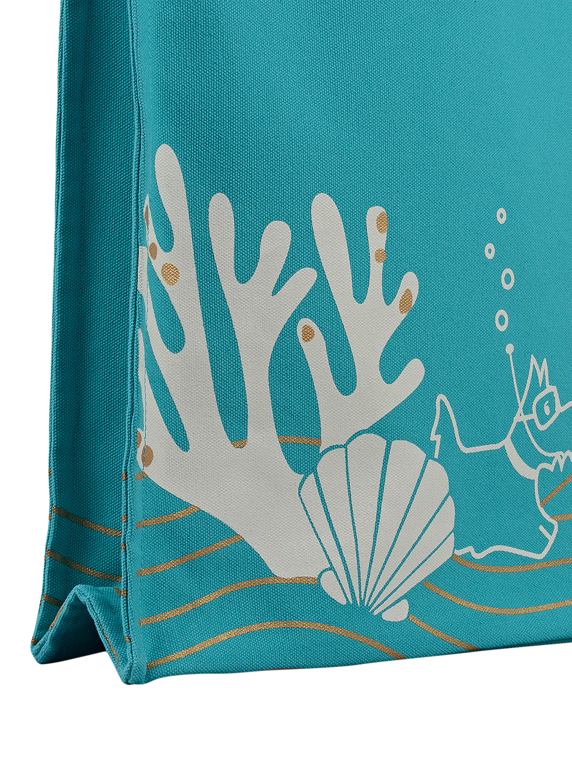Product image 4 of 4, which shows Radley Deep Sea Diver Canvas Tote Bag, Maldives