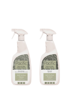 Pacific Multi-Surface Cleaner & Multi-Surface Protector for Fabrics & Garden Furniture, 2 x 750ml, White