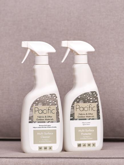 Pacific Multi-Surface Cleaner & Multi-Surface Protector for Fabrics & Garden Furniture, 2 x 750ml - view 2, White