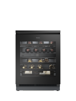 Miele KWTUS 7074 Under Counter Wine Cabinet, Black, Black