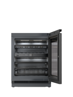 Miele KWTUS 7074 Under Counter Wine Cabinet, Black - view 2, Black