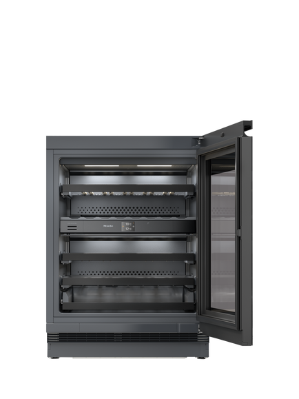 Miele KWTUS 7074 Under Counter Wine Cabinet, Black - view 2, Black
