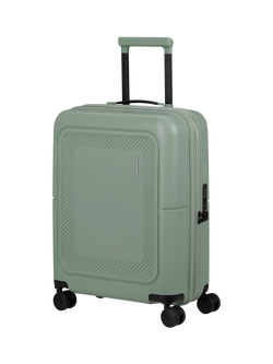 American Tourister DashPop 4-Wheel Spinner 55cm Expandable Cabin Case, Iceberg Green