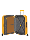 American Tourister DashPop 4-Wheel Spinner 67cm Expandable Medium Suitcase, Golden Yellow
