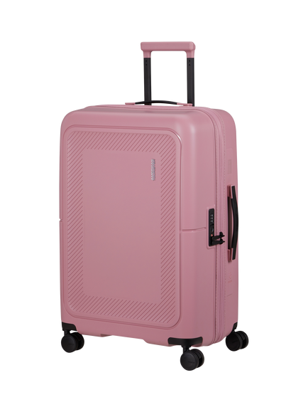 American Tourister DashPop 4-Wheel Spinner 67cm Expandable Medium Suitcase, Lilas Pink