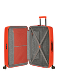 American Tourister DashPop 4-Wheel Spinner 77cm Expandable Large Suitcase, Tangerine Red
