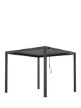 Bramblecrest Navona Aluminium Square Pergola, 3 x 3m, Grey