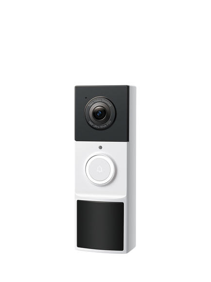 Tapo D210 2K 3MP Battery Video Doorbell with Chime, Black and White - view 2, Black And White