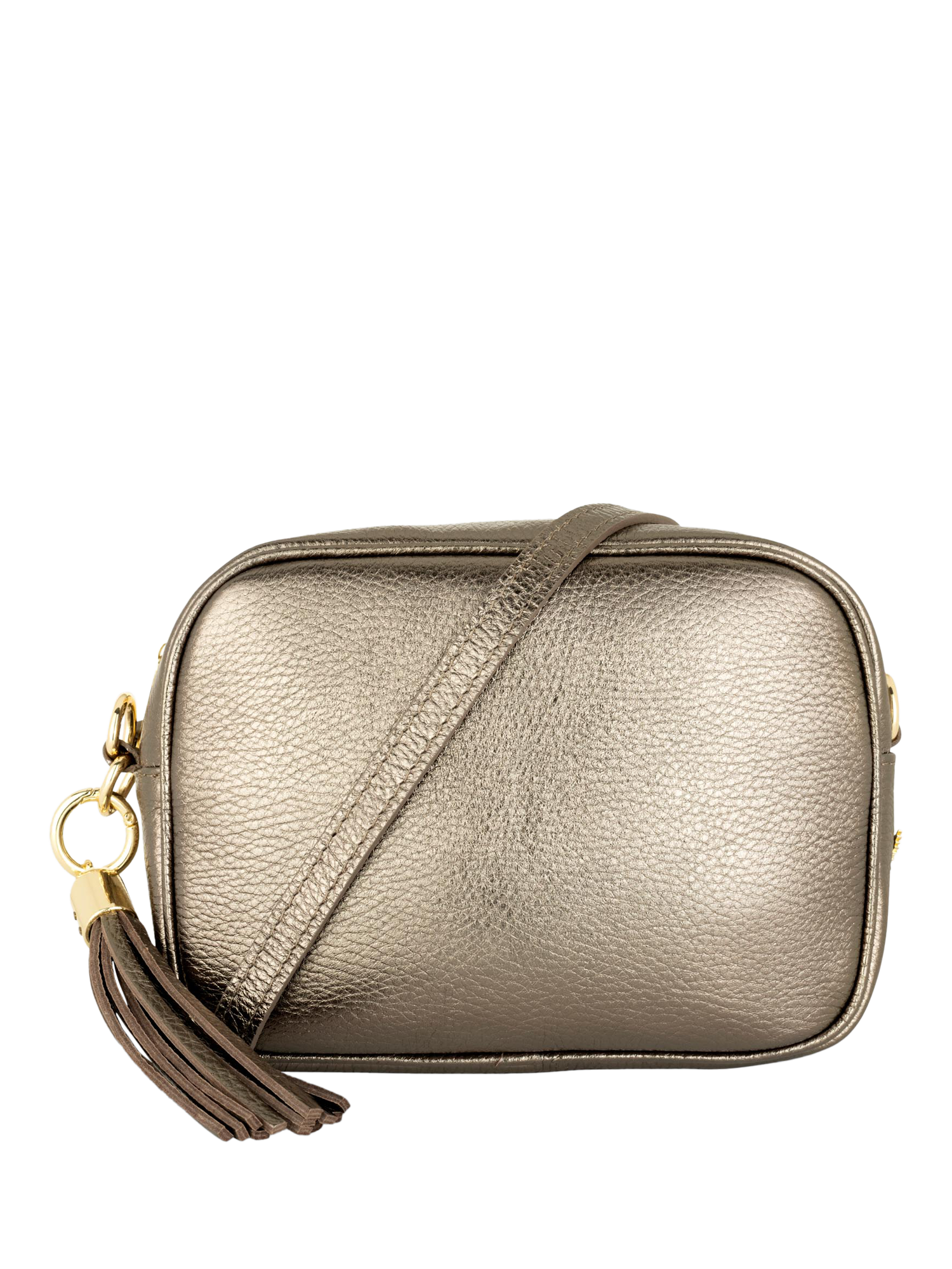 Product image 1 of 5, which shows Apatchy London Leather Crossbody Camera Bag, Bronze