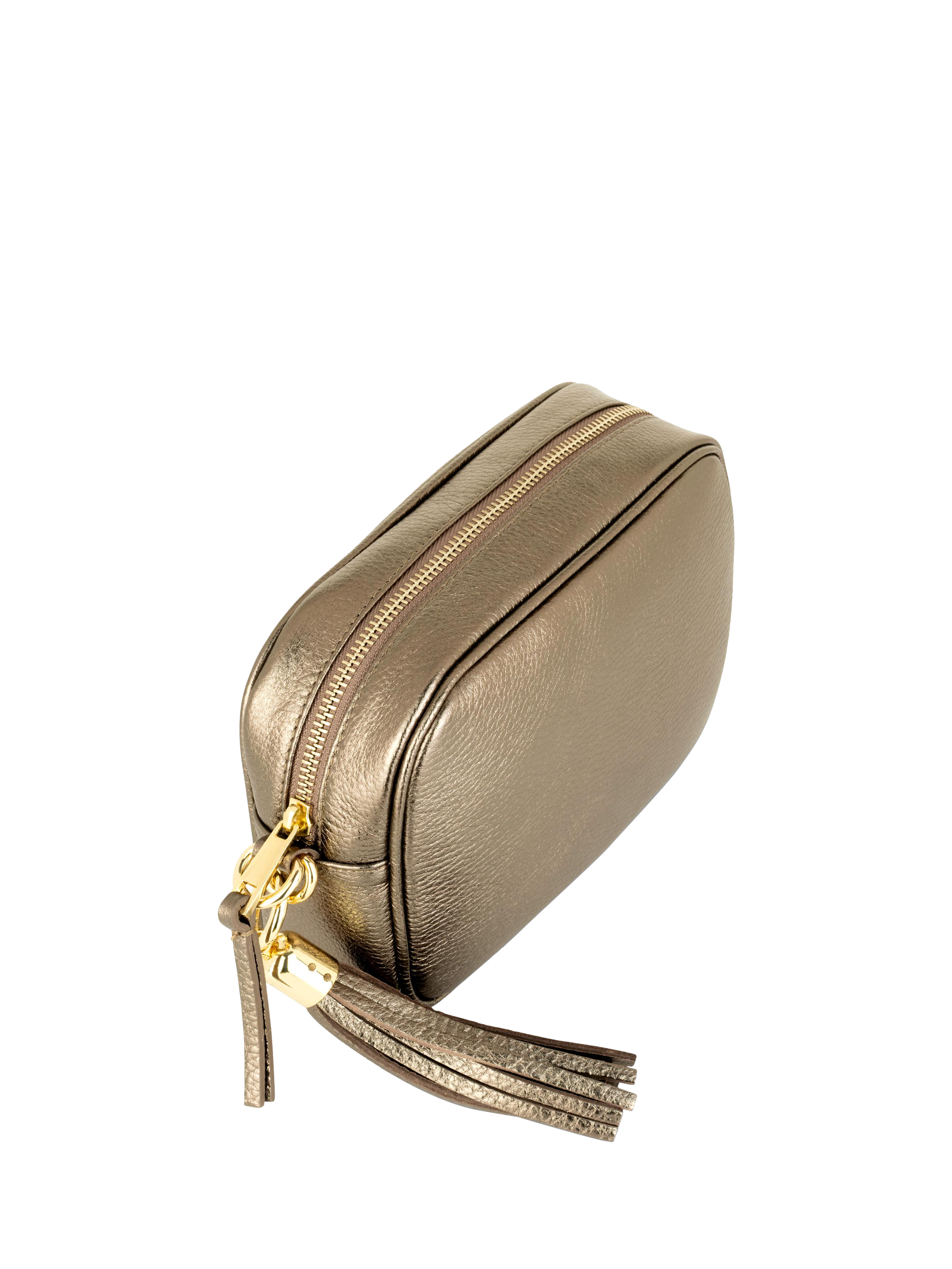 Product image 5 of 5, which shows Apatchy London Leather Crossbody Camera Bag, Bronze