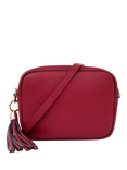 Apatchy London Leather Crossbody Bag, Red