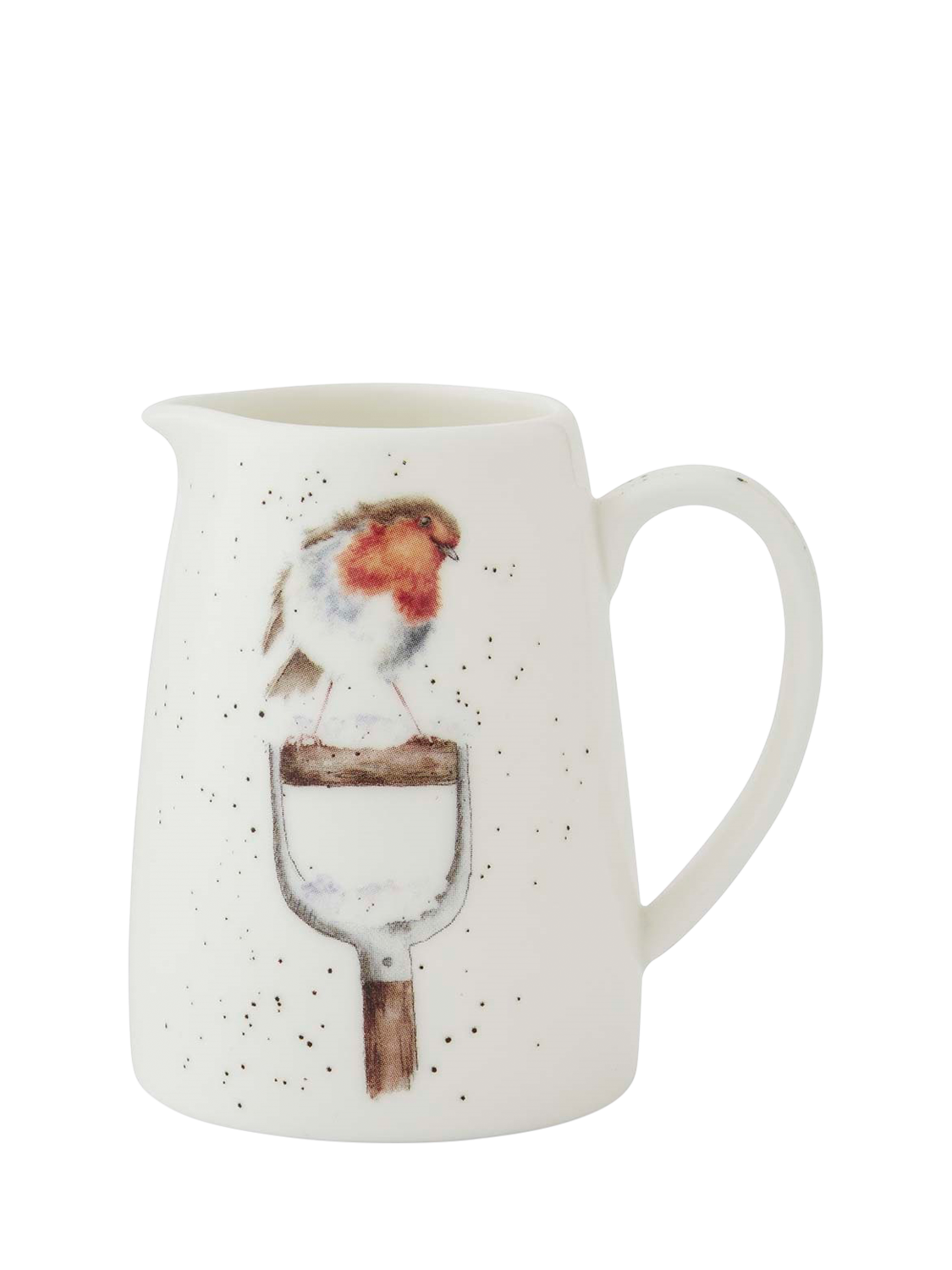 Wrendale Designs Robin Fine Bone China Posy Jug, 125ml, White