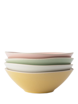 Jamie Oliver Big Love Little Stoneware Bowl, Set of 4, 13.5cm, Multi, Multi