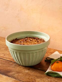 Jamie Oliver Big Love Proper Pudding Stoneware Bowl, 20.5cm, Green - view 2, Green