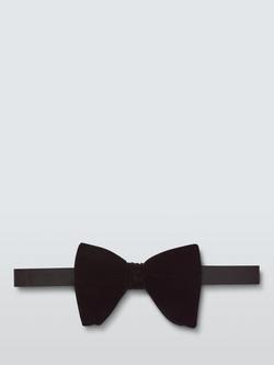 John Lewis Oversized Bow Tie, Black