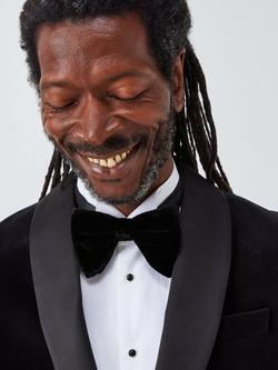 John Lewis Oversized Bow Tie - view 2, Black