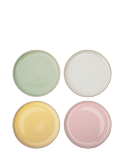Jamie Oliver Big Love Little Stoneware Plate, Set of 4, 19cm, Multi, Multi