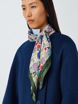 John Lewis Made by Care Wildflowers Silk Scarf, Multi, Multi