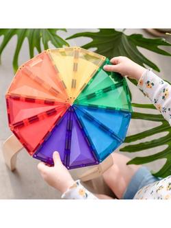 Connetix Rainbow Geometry Tiles, Pack of 30 - view 2, Multi