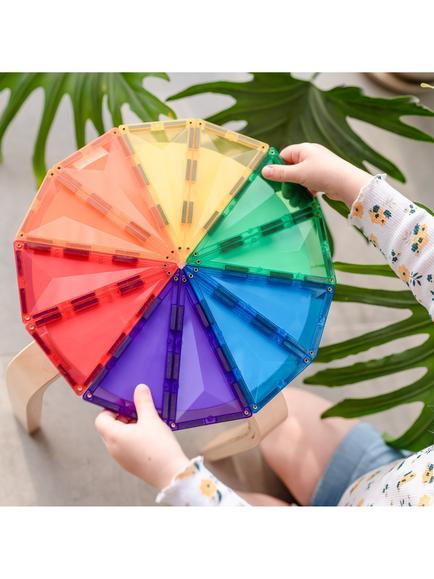 Connetix Rainbow Geometry Tiles, Pack of 30 - view 2, Multi