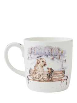 Wrendale Designs Winter Walks 2025 Fine Bone China Mug, 310ml - view 2, Multi Multi