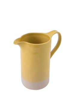 Jamie Oliver Big Love Perfect Pitcher Stoneware Jug, 1.5L, Yellow, Yellow