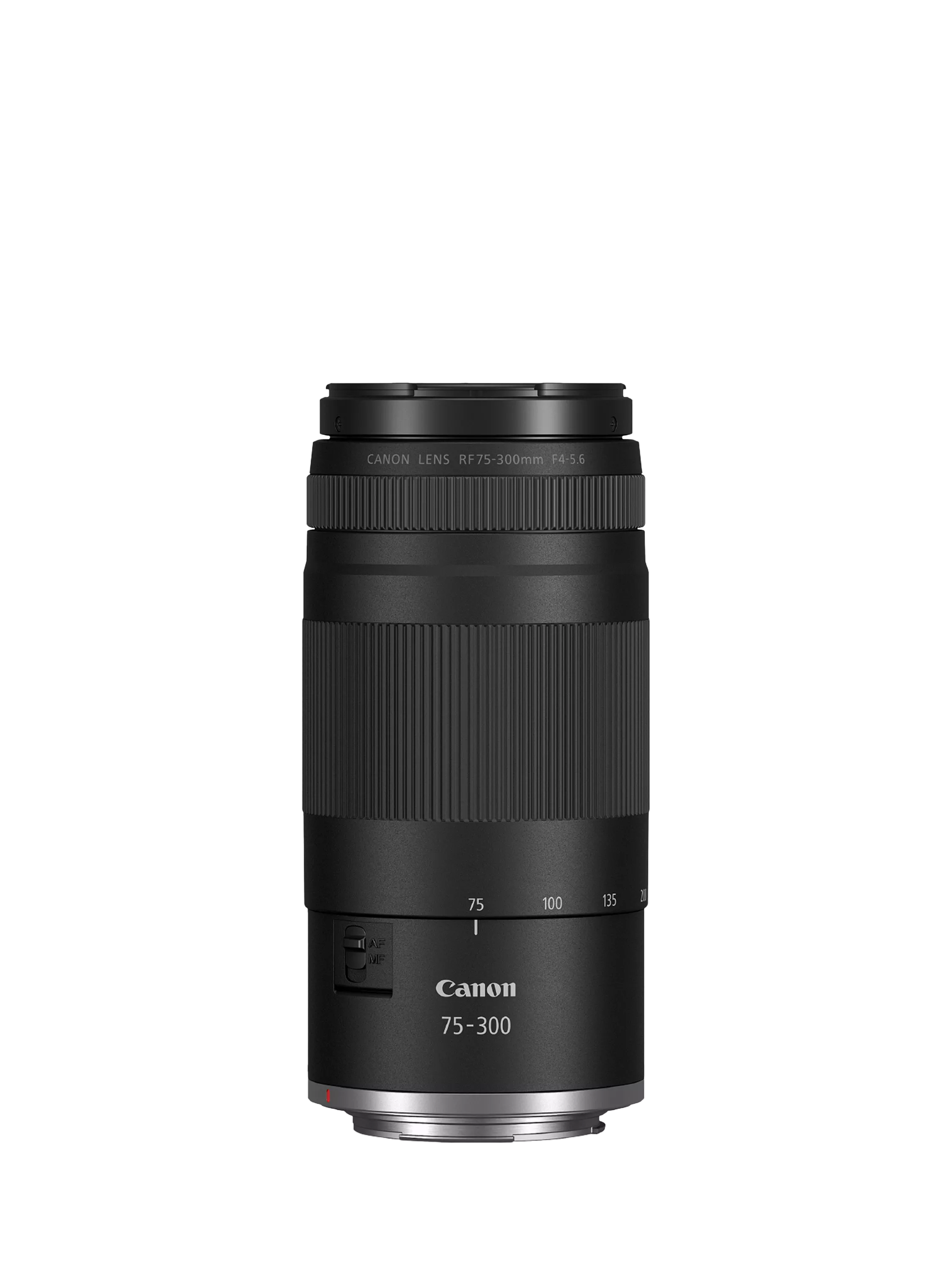 Canon RF 75-300mm F4-5.6 Telephoto Zoom Lens, Black
