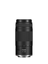 Canon RF 75-300mm F4-5.6 Telephoto Zoom Lens, Black